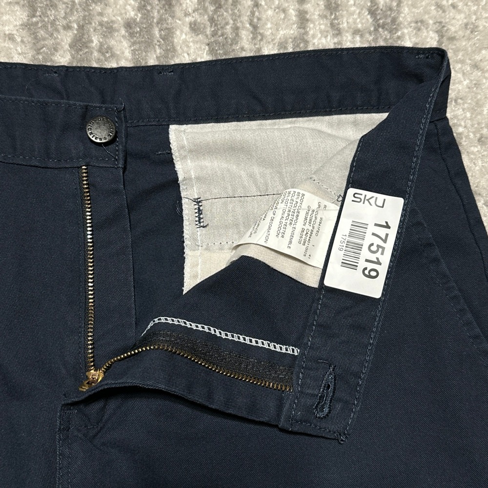 Genuine Dickies Cargo Pants Mens 32x30 Navy Blue Excellent Straight Leg Utility - Picture 4 of 11